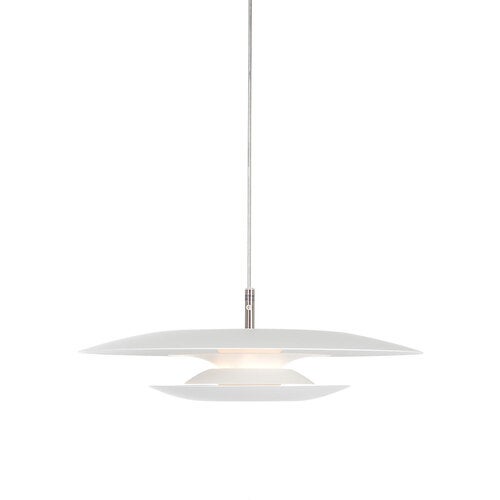 Eclipse Pendel D430 Matt Hvit G9