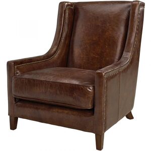 Aw44 lenestol Leather Vintage Cigar Artwood