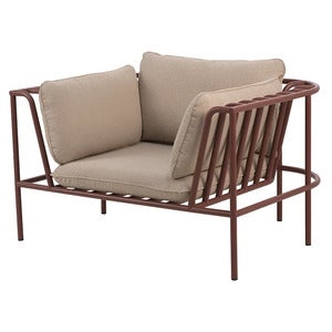 Collier lenestol  Zin red / Teddy beige