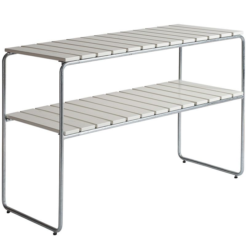 L105 avlastningsbord hvit Grythyttan Stålmöbler