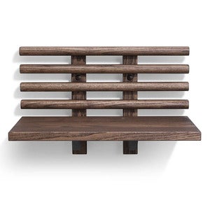 Zana Nattbord brun oljet ask