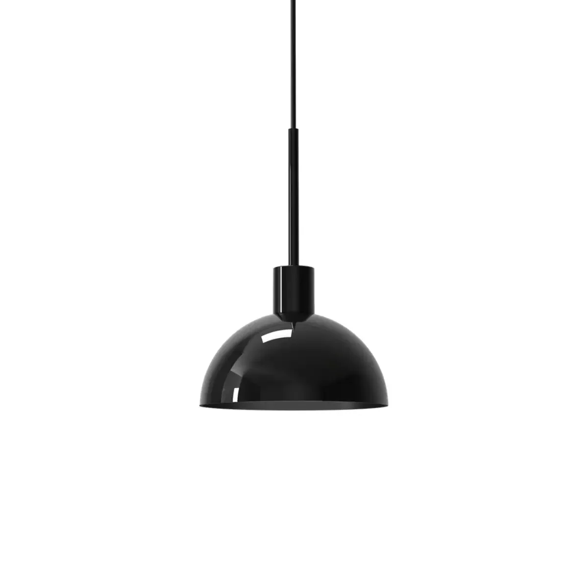 Vienda blank svart Pendel Ø20xH30,5 cm
