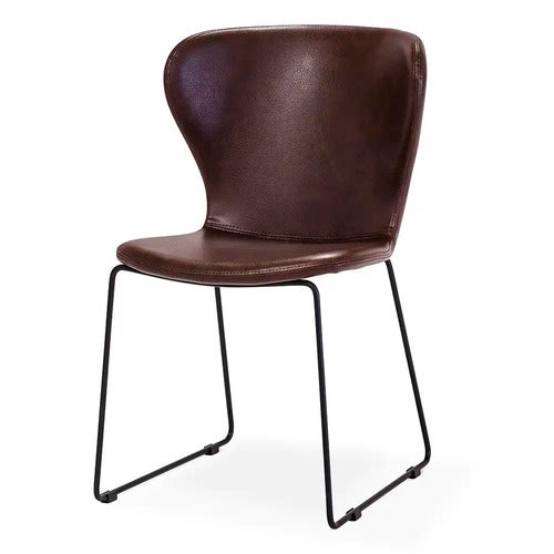 Wing Spisestol brun/svart 4-pakning