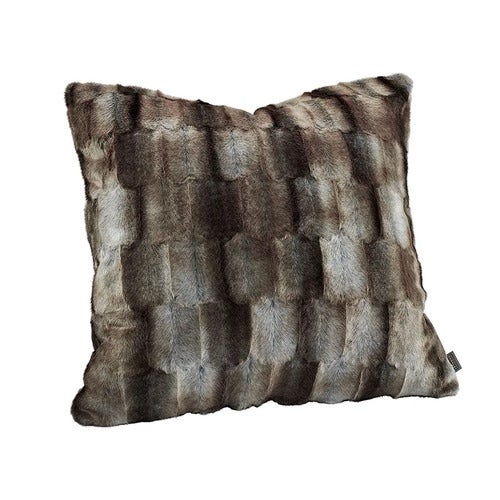 BELMONT Putetrekk Grey/Simply Greige med vevd bakside 60x60 cm