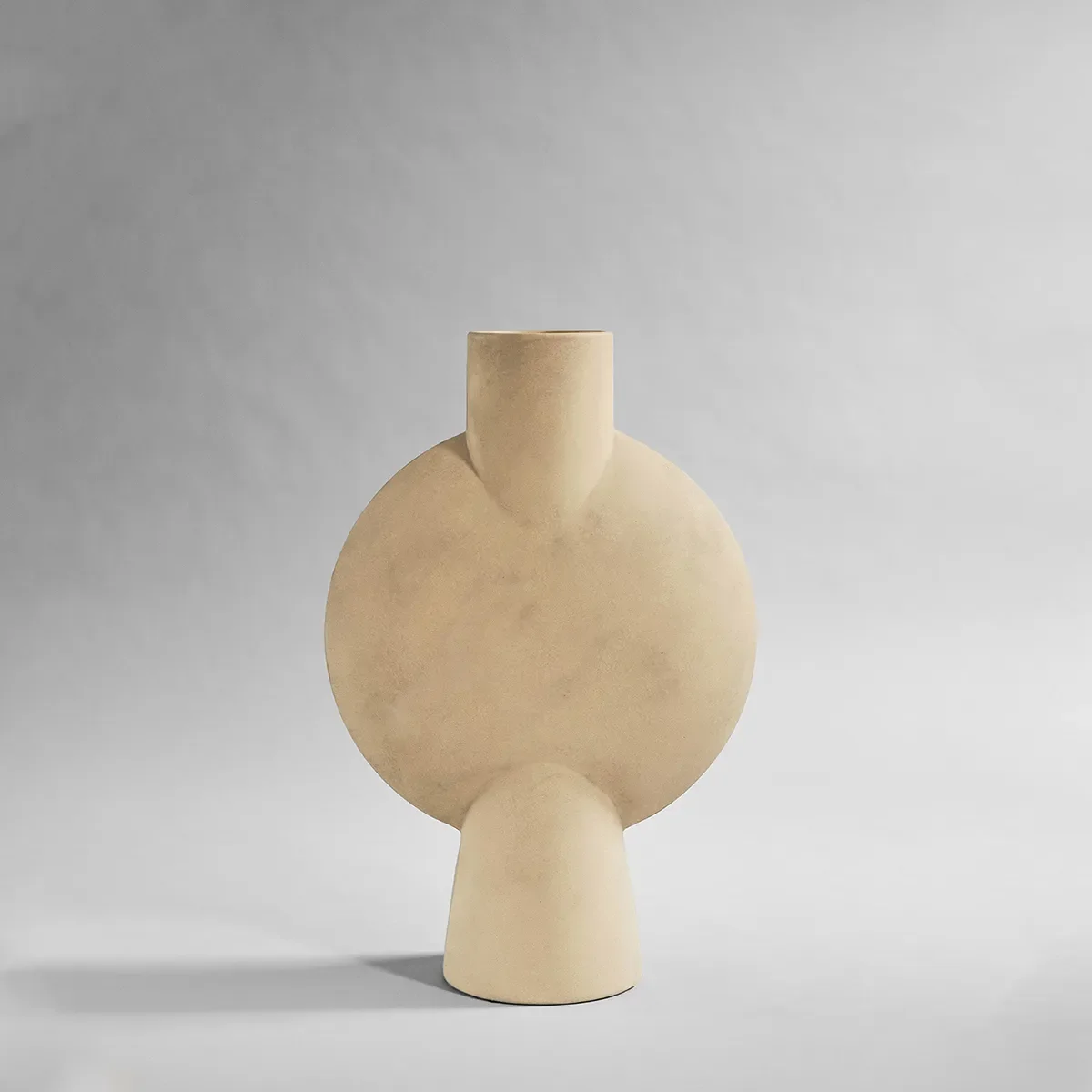 Håndmalt vase Sphere Bubl Hexa Sand H60 cm