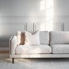 Braden 3-seter sofa brun eikben/lys beige