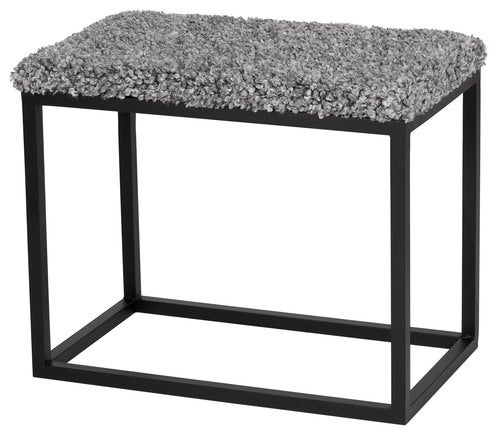Palle Benk 60x35 cm Stone/Black