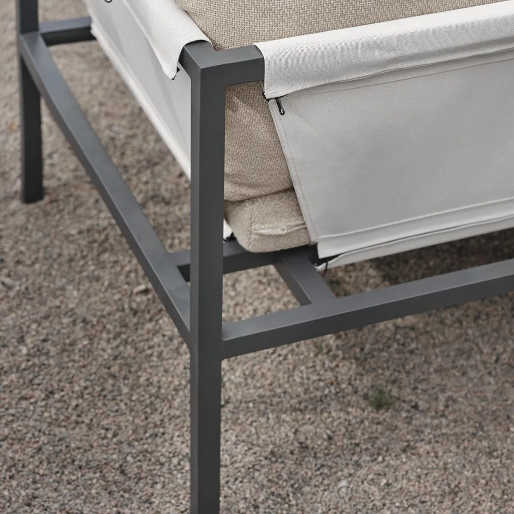 Allie Hjørnesofa Barley/Anthracite