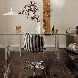 Lager Spisebord 200x90 cm - Glass/Aluminium