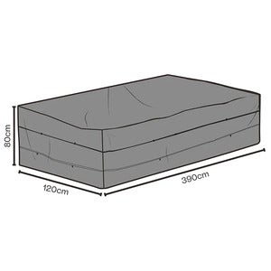  Møbelbeskyttelse 390x120x80 cm Black breathable