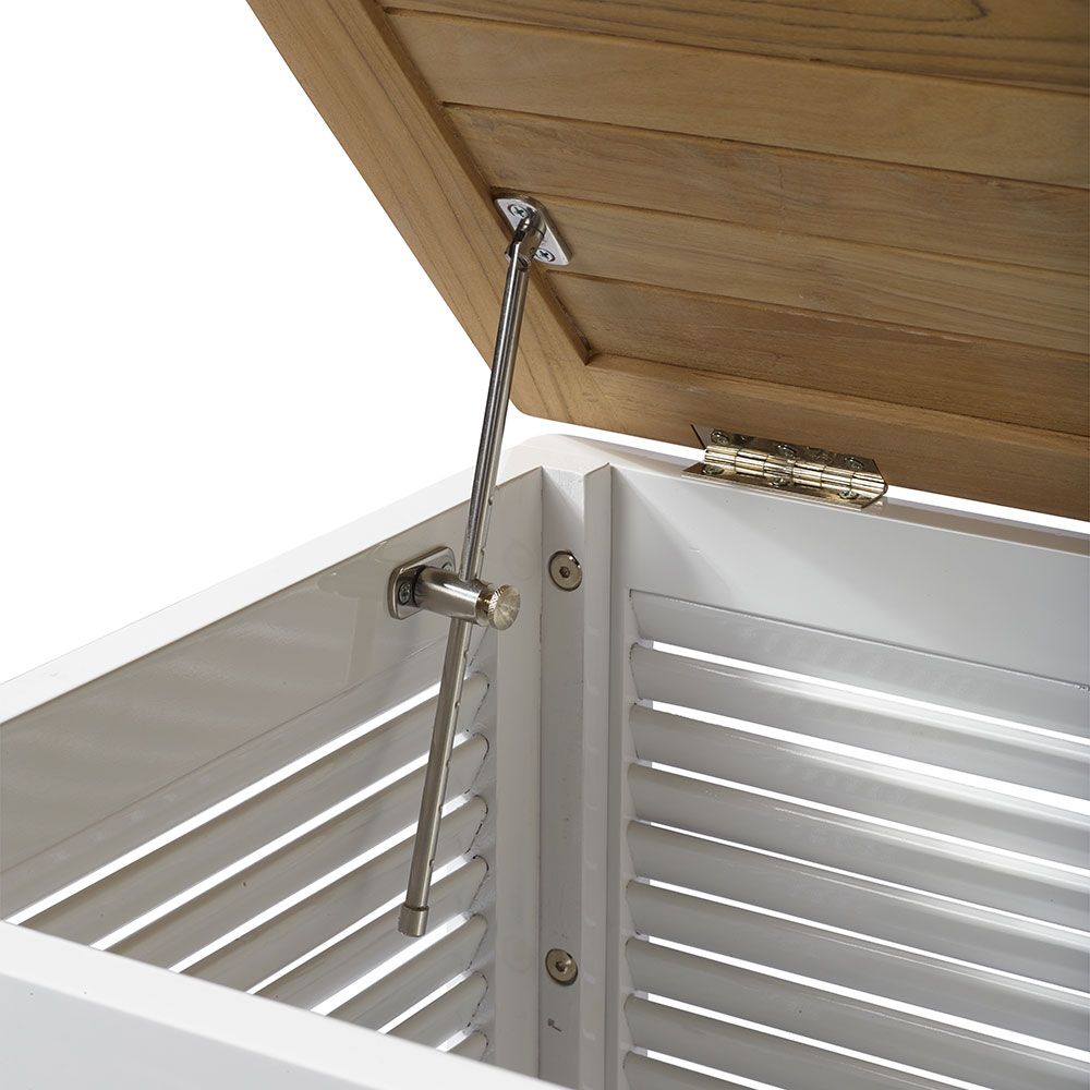 Classic Hyndeboks teak/hvid 