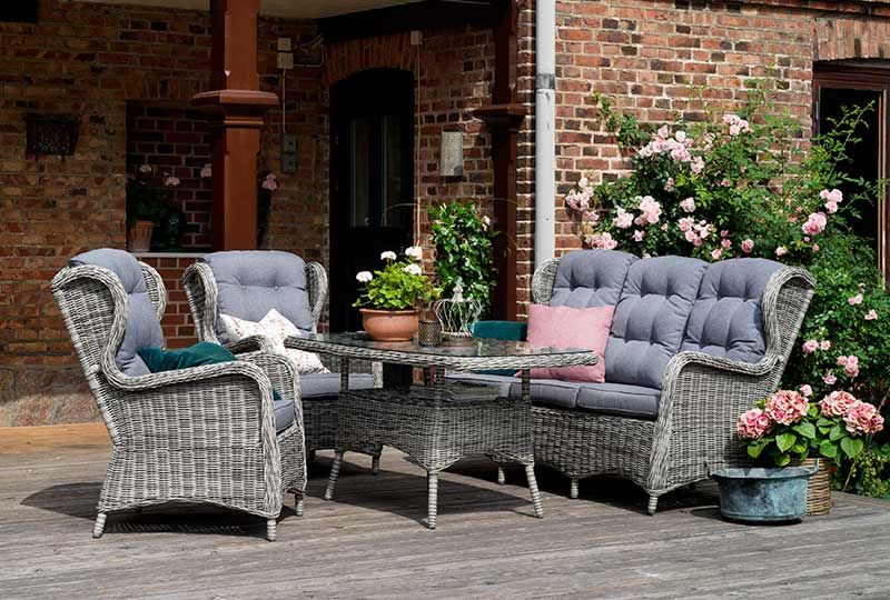 Rosita 3-seter sofa natur Brafab