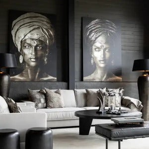 Veggdekor Glamour Girl Sepia 2 120 x 180 cm Artwood