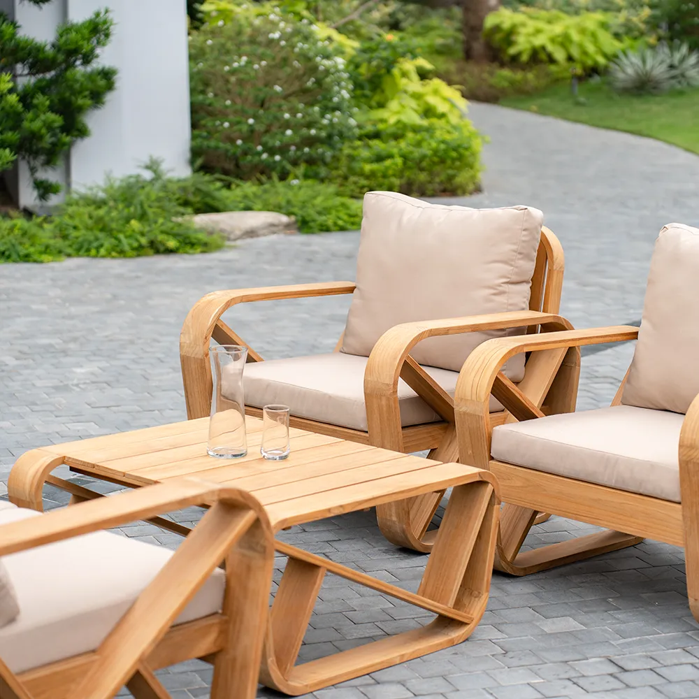 Bålamöllan loungestol inkl. puter grønn