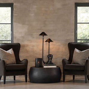 Fiora salongbord Ø80 cm svart