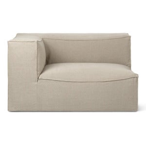 Catena Sofa Armrest Left L400 - Rich Linen - Natural