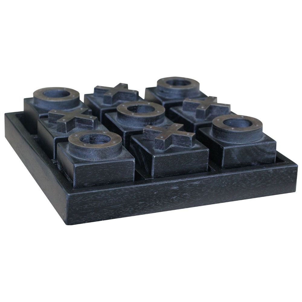 Criss Cross dekorasjon Svart Artwood