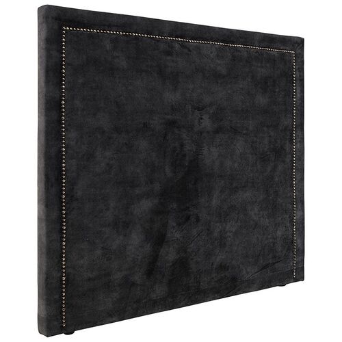 Paris Low sengegavl 180 x 140 Velvet Dark Grey Artwood