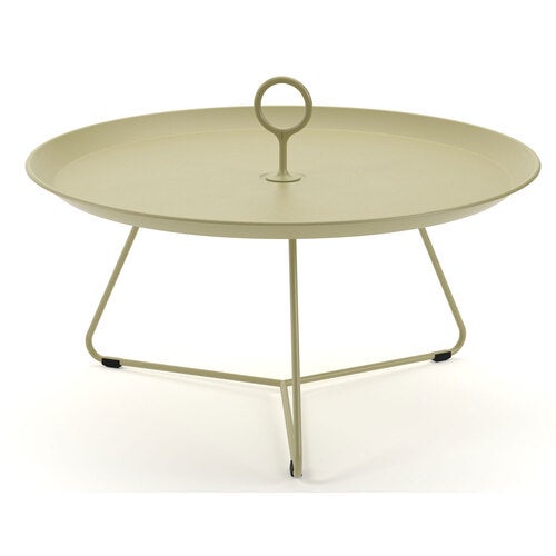 Sidebord med øyer 70 cm pistasjestål