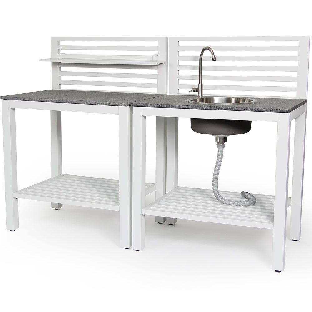 Bellac utekjøkken hvit Brafab