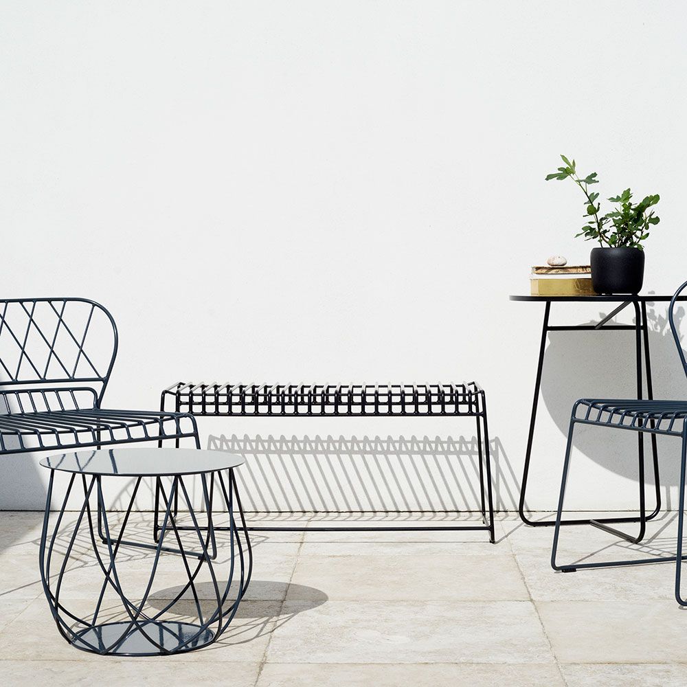 Resö Benk 100 cm grå 