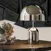 Bell Table Silver LED