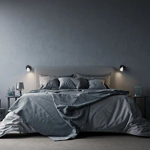 Cut vegglampe svart G9