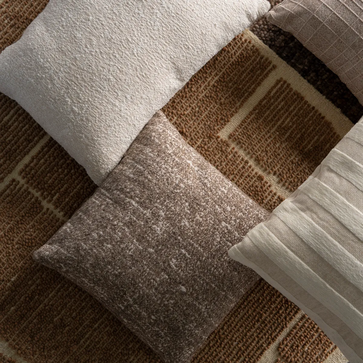 Bayo 40x60 cm pute 60x40x12 cm lin beige