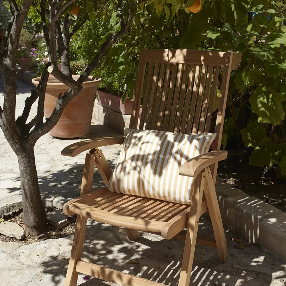 Barrier prydpute 60x50 cm gul stripe