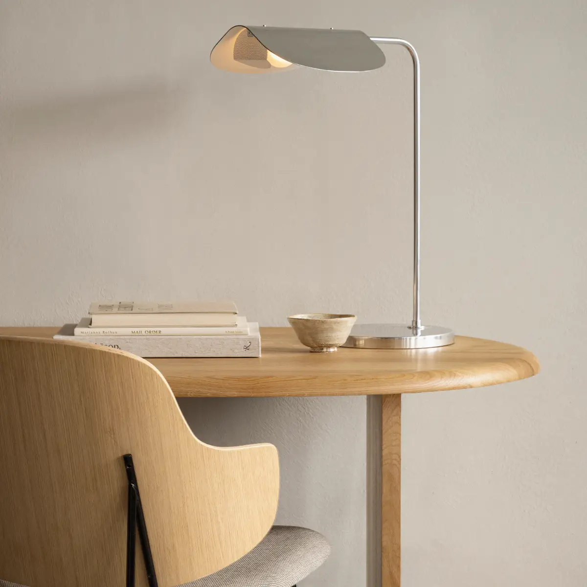 Wing Bordlampe Aluminium