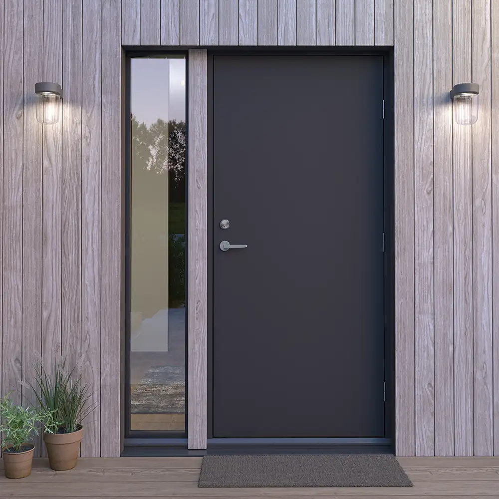 Moon vegglampe IP44 grafittstruktur LED