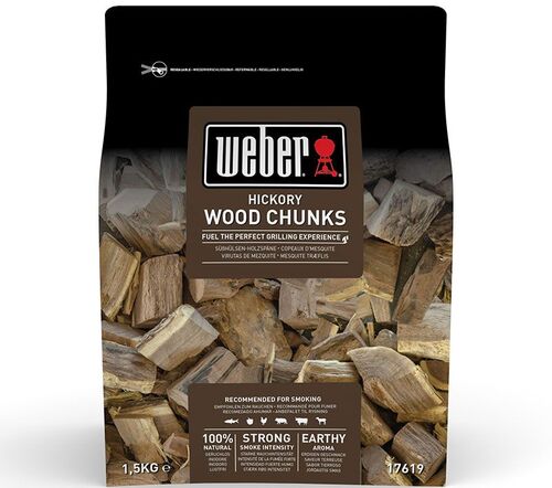 Røketre chunks hickory 1,5 Kg Weber