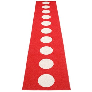 Vera matte 70x375 cm red / vanilla 