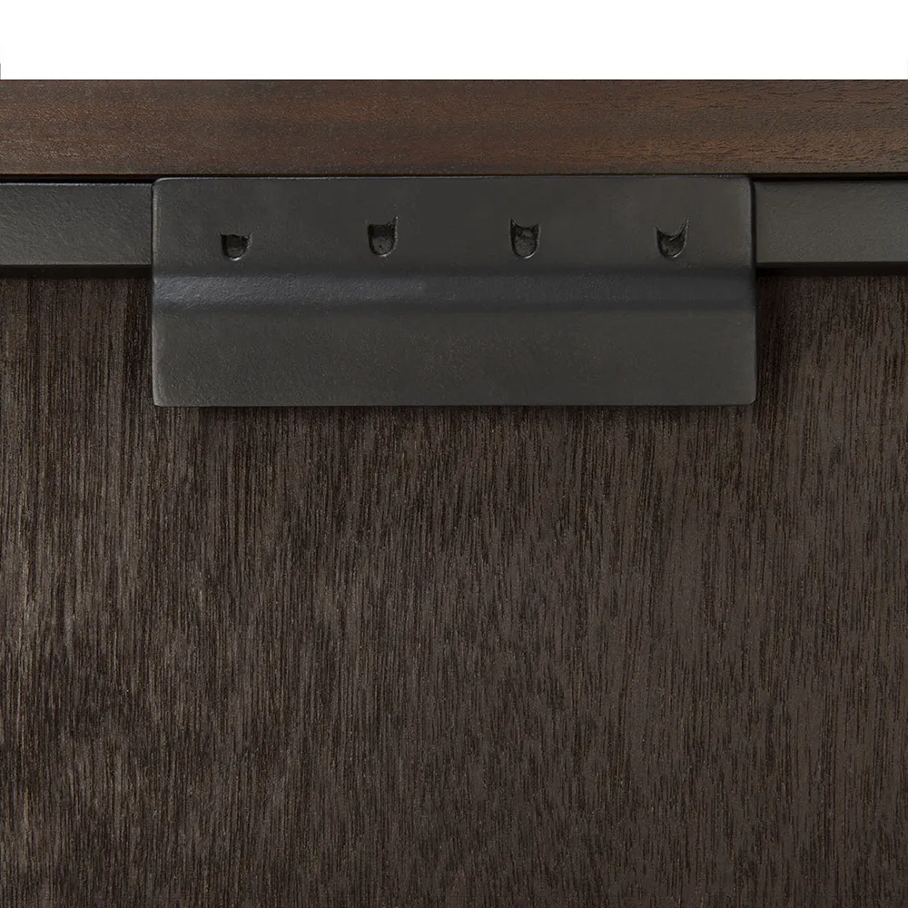 Bricks Veggdekorasjon 100x100 cm Brun