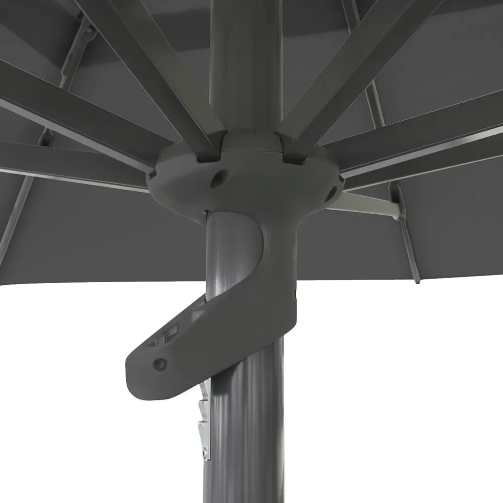 Mozzo parasoll 400x400 cm Grå/Antrasitt