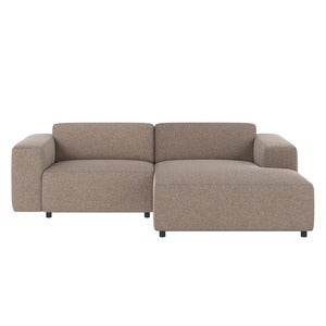 Willard sofa 3-seter sofa med chaiselong høyre stoff Brenda beige