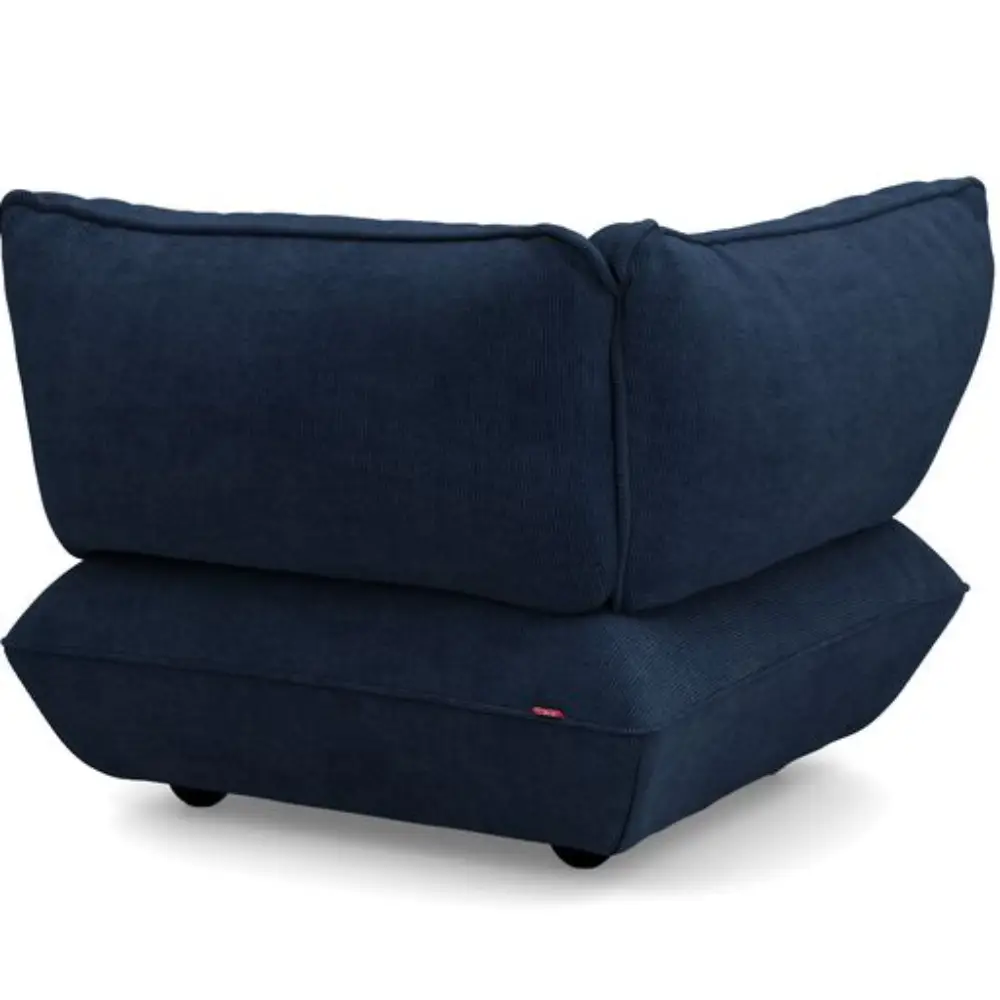 sumo sofa hjørneseksjon høyre cord recycled deep blue