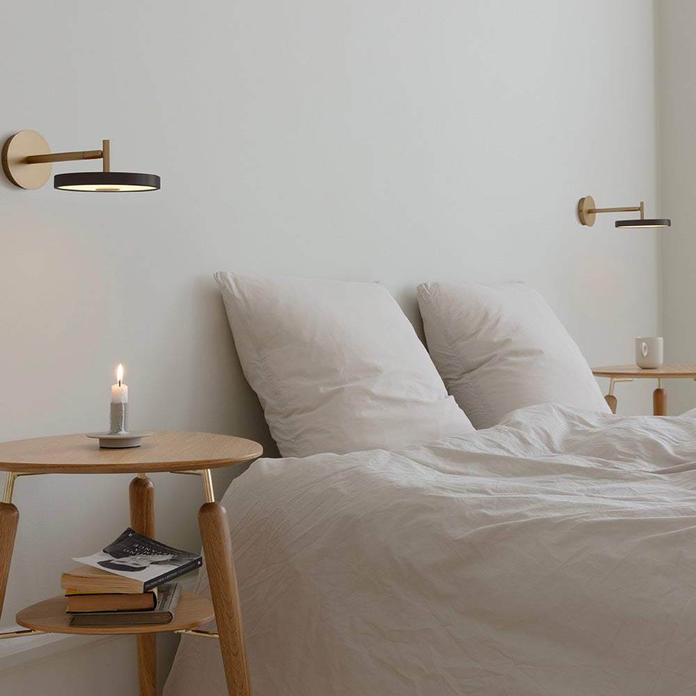 Asteria Wall Short Vegglampe Ø15 cm Black