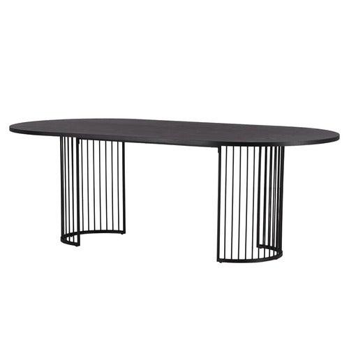 Hamneskär spisebord 110x220 cm Svart 