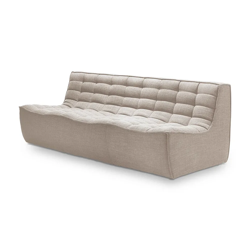 N701 3-seters sofa Beige