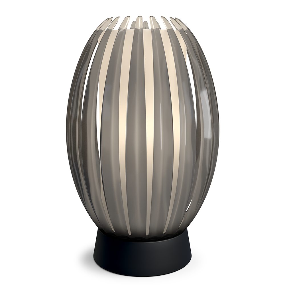 Tentacle bordlampe M Svart/Røyk E27