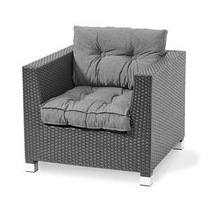 Adam sittepute B74-79 D74-79 cm Betonggrå