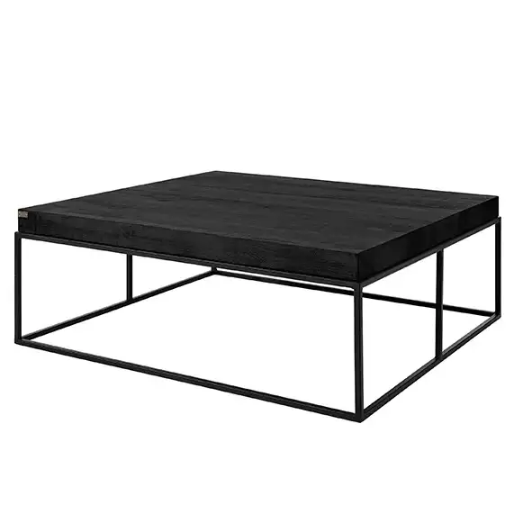 Salongbord Carlisle 100 X 100 cm Black Artwood