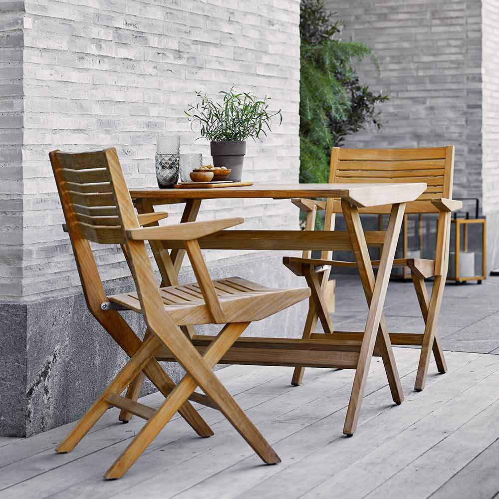 Flip Klapstol med armlæn 