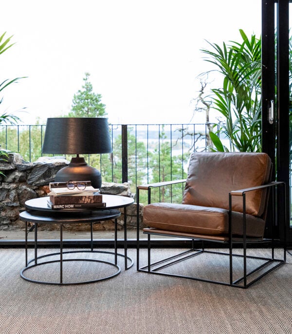 Bellagio lenestol Chocolate Brown Artwood