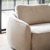 Norris sofa 3-seter sofa chaiselong høyre stoff Anna lys beige