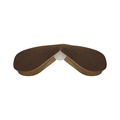 Lampeskjerm Forget Me Not Large i mørk eik