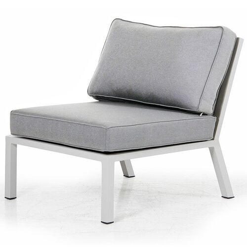 Belfort midtdel hvit/grå pute Brafab