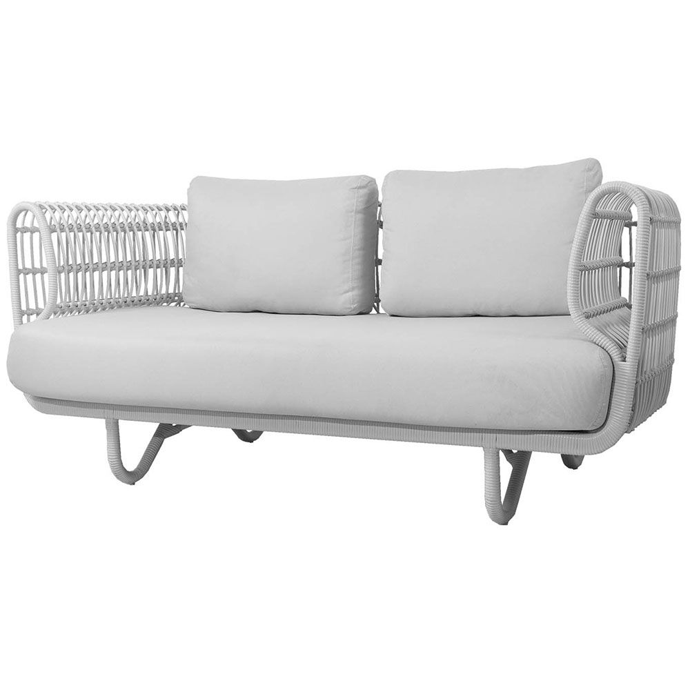 Nest 2-seters sofa Hvit