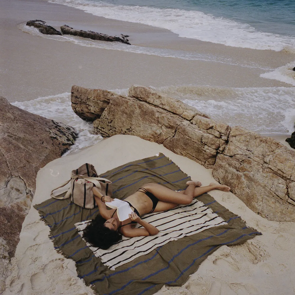 Badehåndkle i økologisk bomull Alee